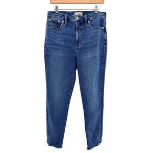 Madewell The Perfect Vintage Jean Size 29 High Rise Tapered Medium Blue Denim